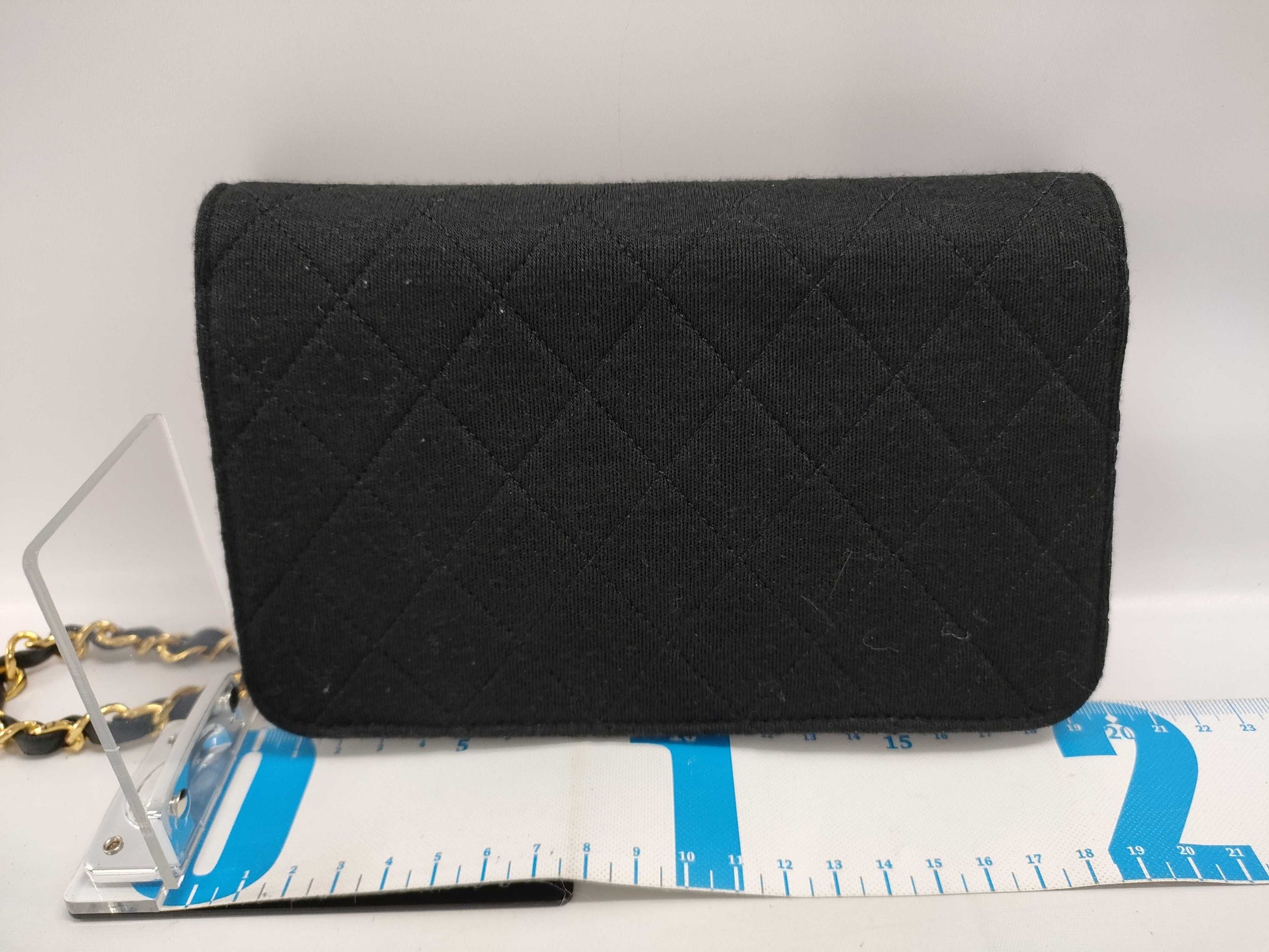 CHANEL Matelasse Chain Shoulder Bag Cotton Shoulder Bag