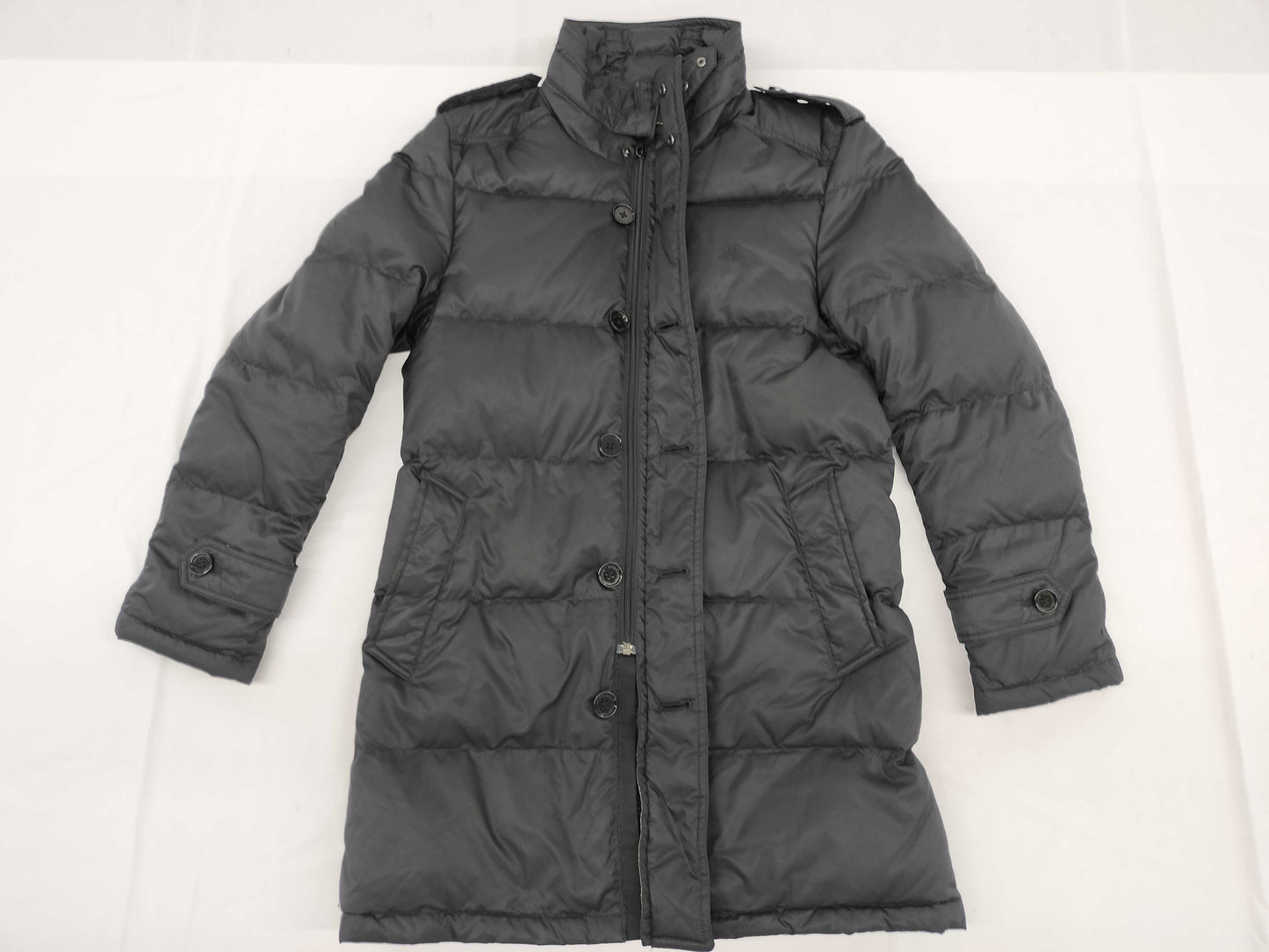 BURBERRY Down Coat, Black, Size L