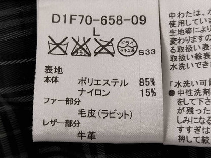 BURBERRY Down Coat, Black, Size L