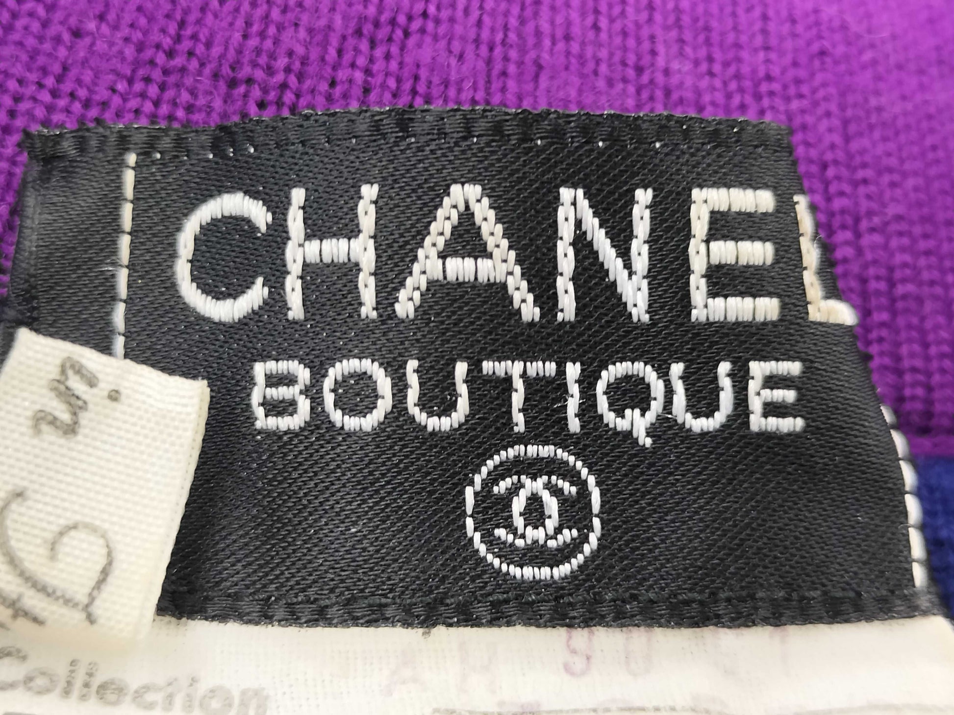 CHANEL Two-Tone Size 40 Women's Dress