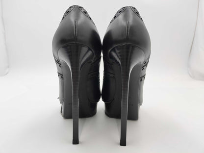 SAINT LAURENT Leather Boots SV328637 Size 37 Pumps