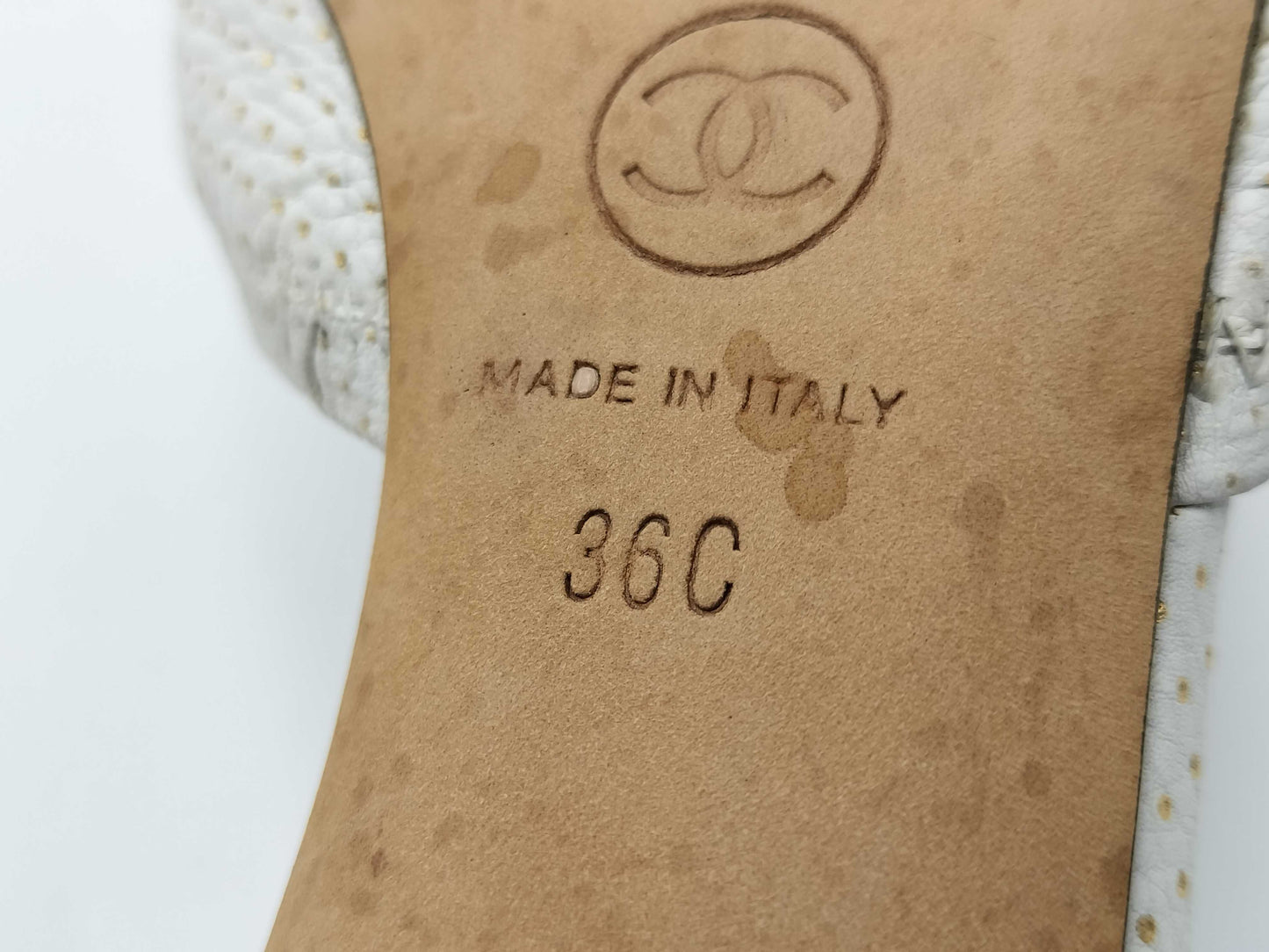 CHANEL Leather G26459 36C Sandals