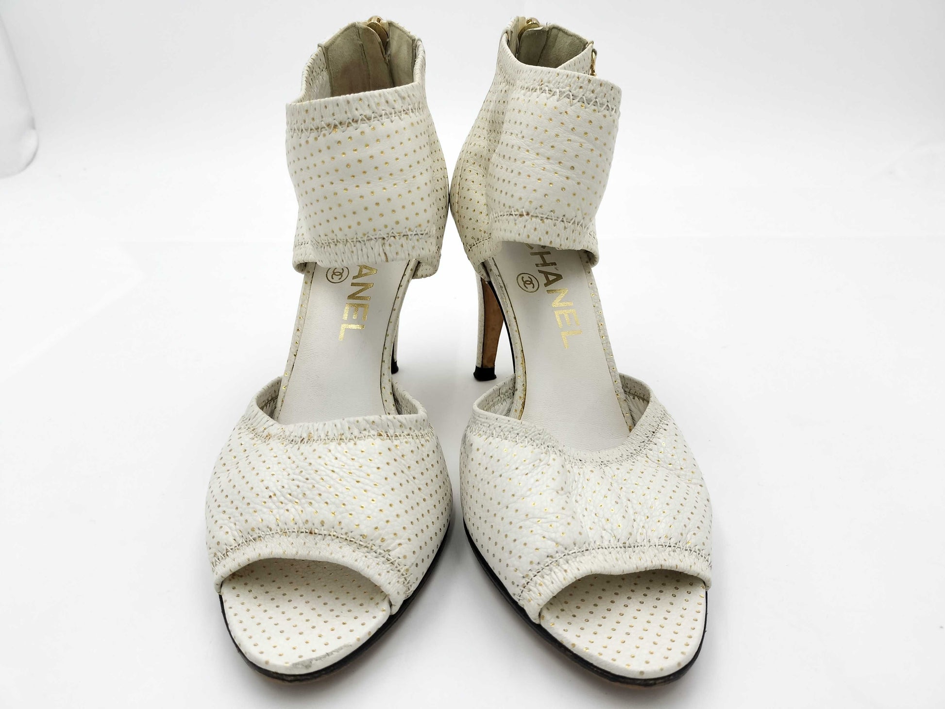 CHANEL Leather G26459 36C Sandals