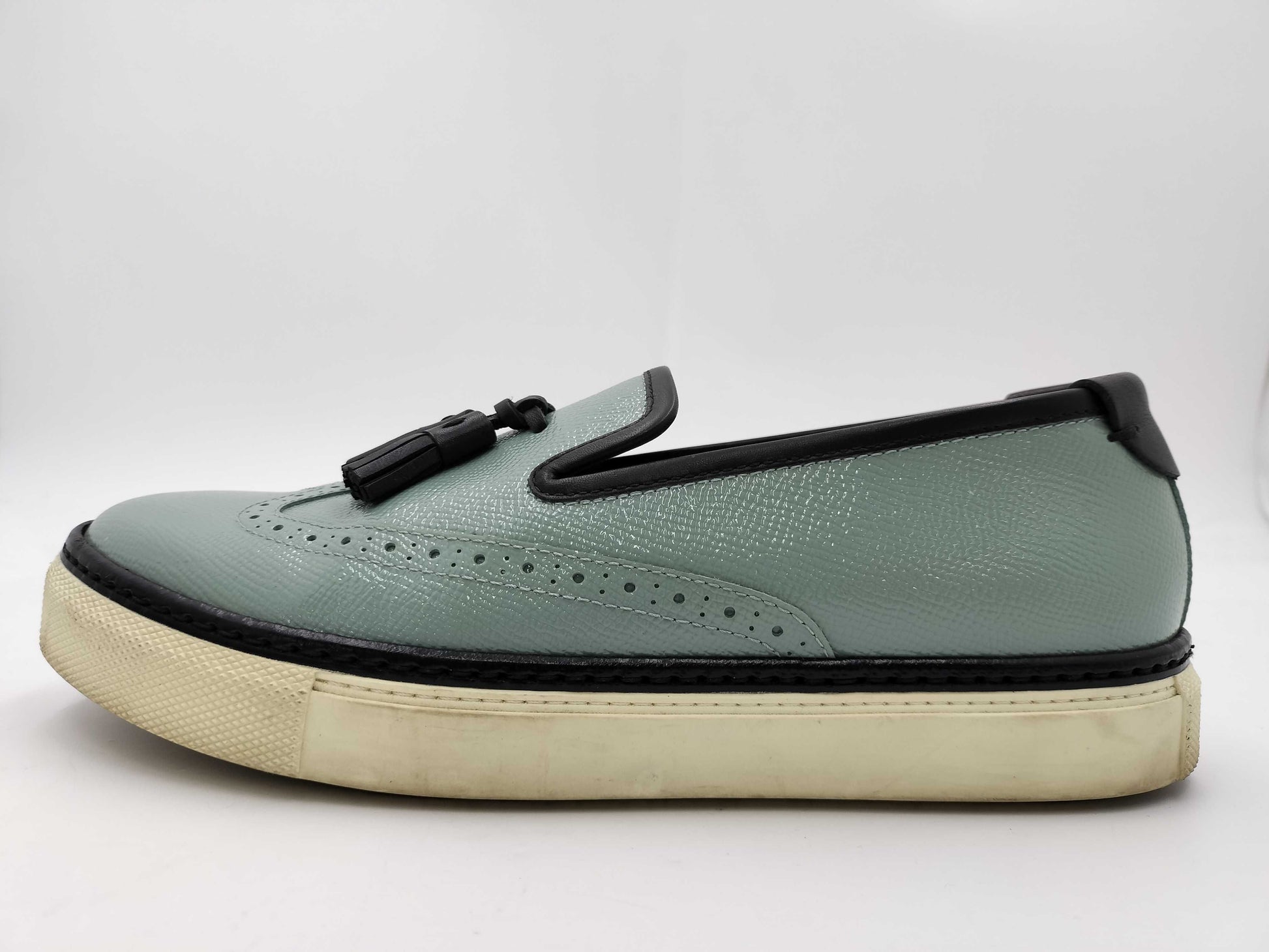 HERMES Slip-on Leather Two-Tone Size 36 1/2 Other Shoes