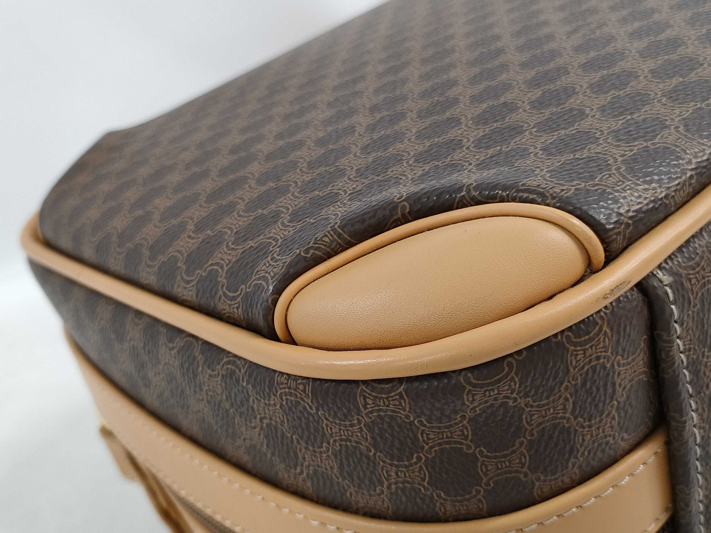 CELINE Macadam Trunk/PVC/Leather Suitcase