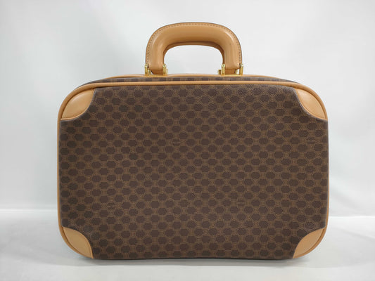 CELINE Macadam Trunk/PVC/Leather Suitcase