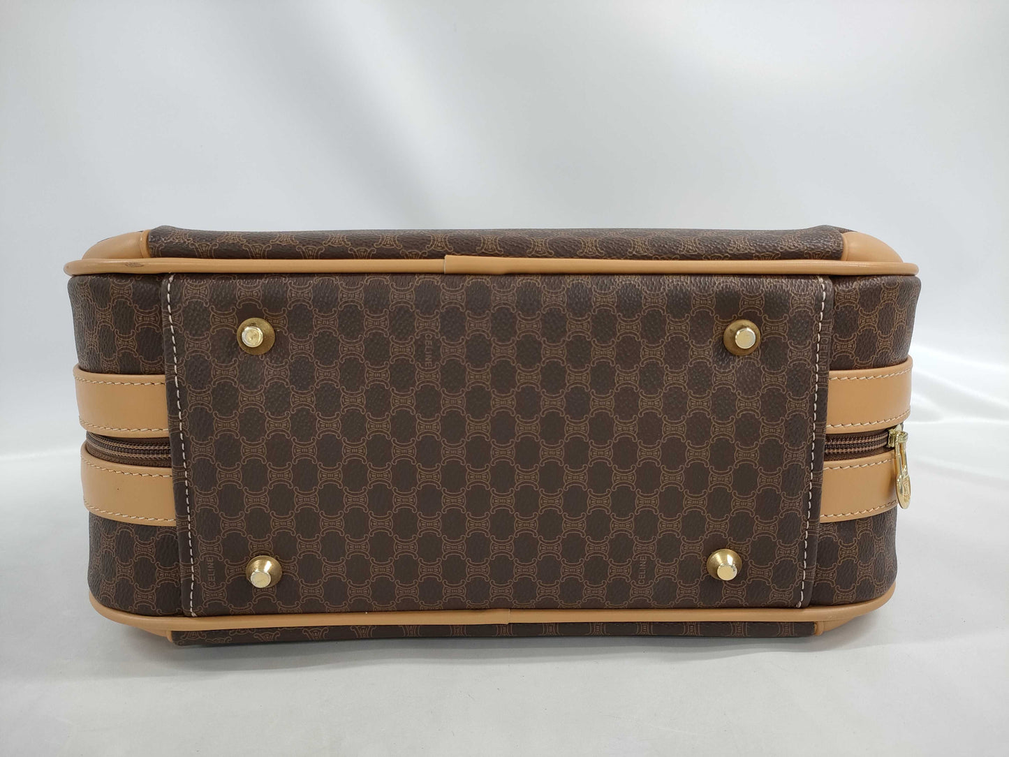 CELINE Macadam Trunk/PVC/Leather Suitcase