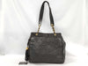 CHANEL Matelasse Chain Shoulder Bag in Brown Lambskin