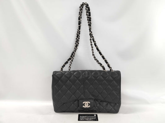 CHANEL Matelasse Chain Shoulder Caviar Skin Shoulder Bag