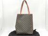 CELINE Medium Fold Cabas Triomphe PVC Brown Tote Bag 193982.BZJ