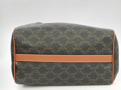 CELINE Medium Fold Cabas Triomphe PVC Brown Tote Bag 193982.BZJ