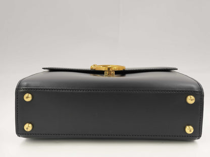 Cartier Panther Handbag in Black Calfskin