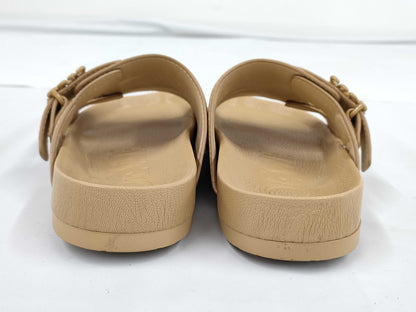 LOEWE Anagram Double Buckle Slide Sandals Size 37