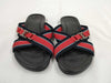 LOUIS VUITTON Cross Strap Flat Sandals Size 7