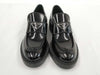 PRADA Chocolate Brushed Leather Loafers, Size 37.5