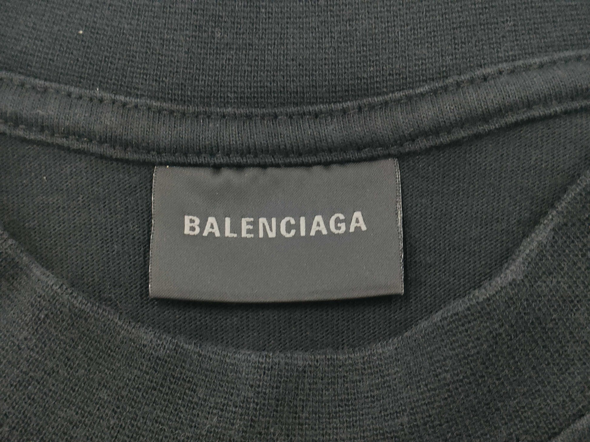 BALENCIAGA Logo Embroidered Short Sleeve Pleated Dress, Size 34
