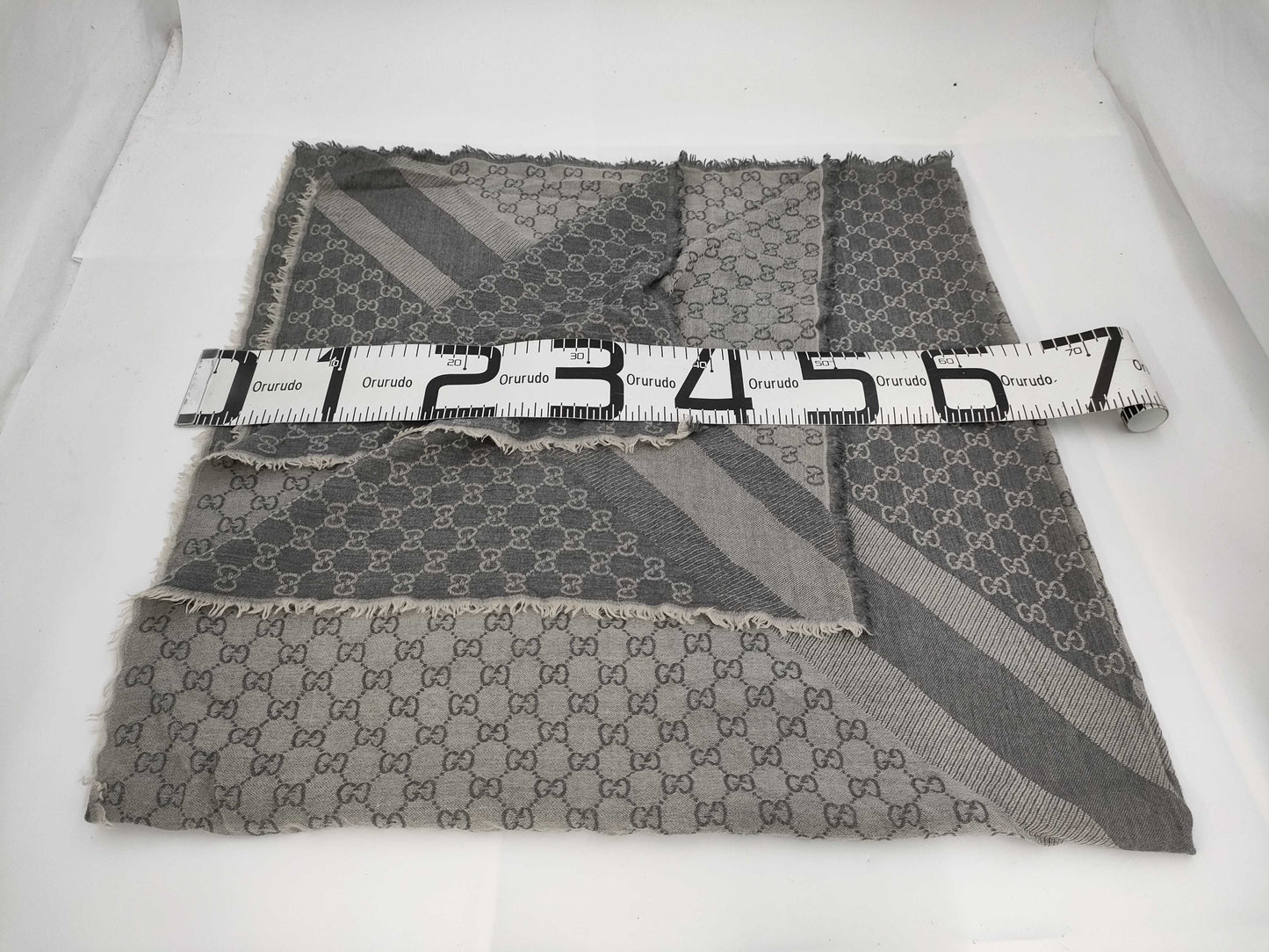 GUCCI GG Print Large Wool Blend Stole Other Accessories