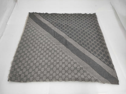 GUCCI GG Print Large Wool Blend Stole Other Accessories