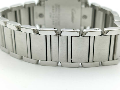 Cartier Tank Francaise SM W51028Q3 2384 446741NX Quartz Shell Dial Women's Watch