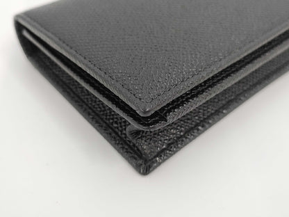 BVLGARI Bulgari Bulgari Leather Card Case Black Business Card Holder Card Case, Pass Case, Business Card Holder