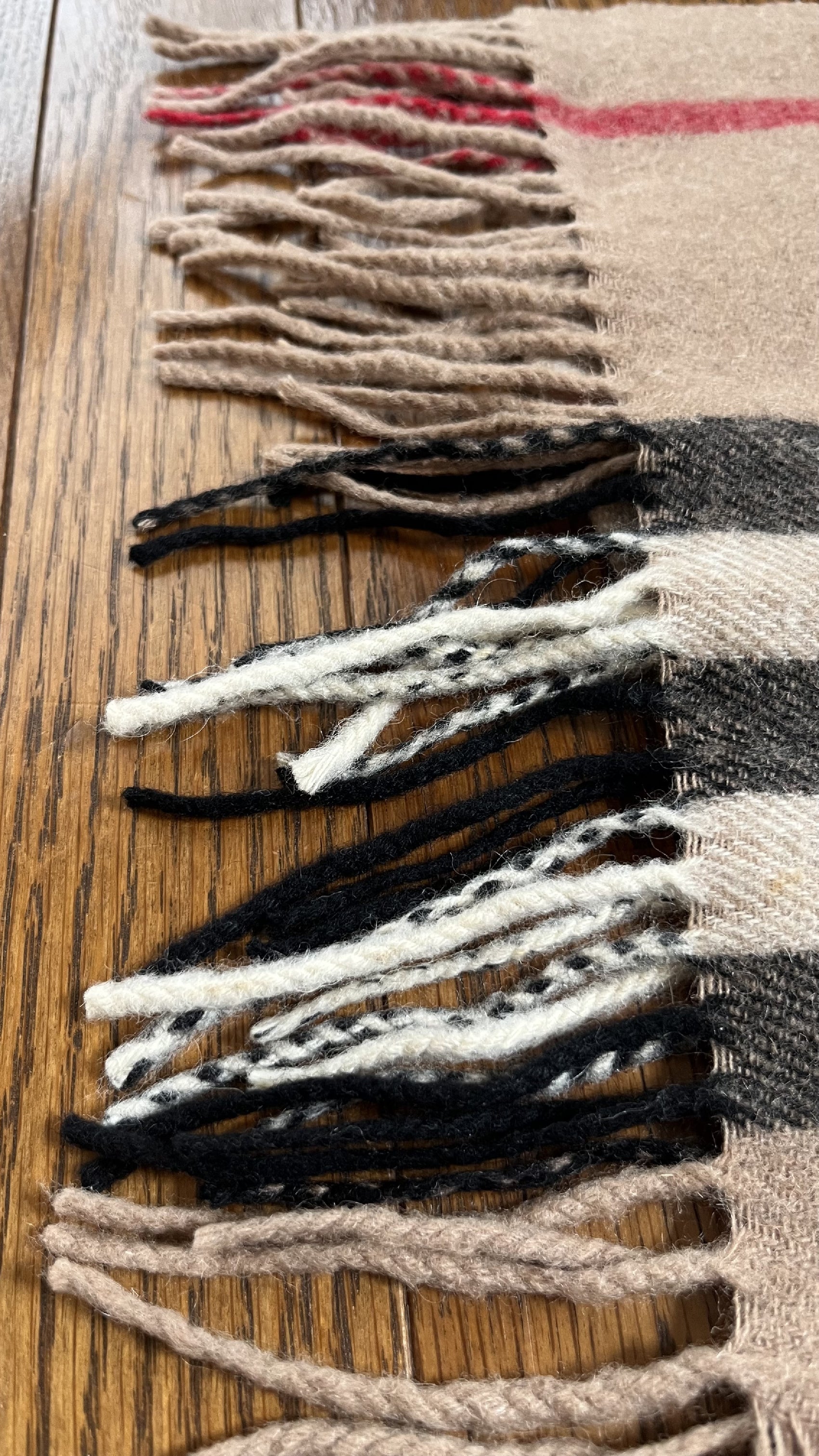 BURBERRY [Rare] BURBERRY Nova Check Scarf Length: 162cm Width: 29.5cm Uneven Nova Check Scarf
