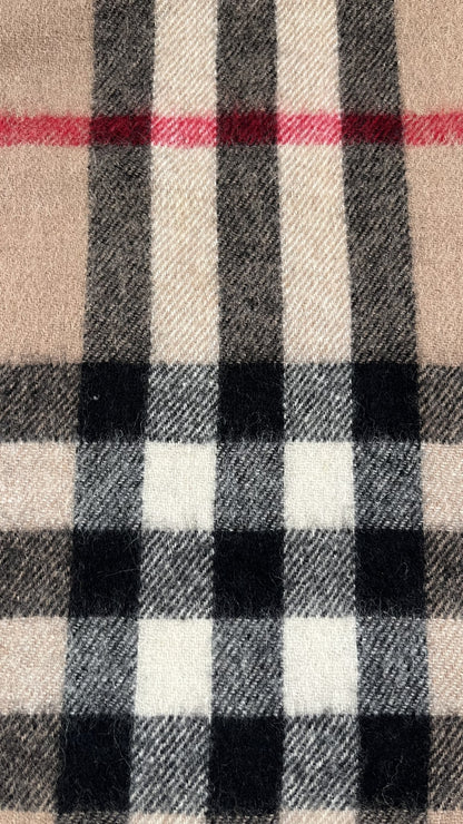 BURBERRY [Rare] BURBERRY Nova Check Scarf Length: 162cm Width: 29.5cm Uneven Nova Check Scarf