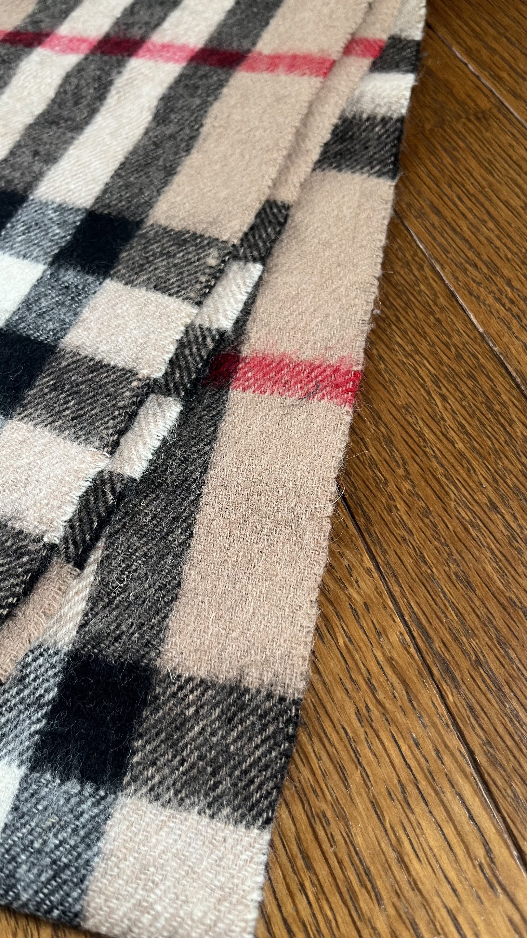 BURBERRY [Rare] BURBERRY Nova Check Scarf Length: 162cm Width: 29.5cm Uneven Nova Check Scarf