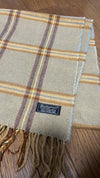 BURBERRY [Rare] BURBERRY Nova Check Scarf Length: 144cm Width: 30cm 100% Cashmere Rare Color Orange Brown Scarf