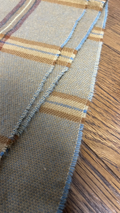 BURBERRY [Rare] BURBERRY Nova Check Scarf Length: 144cm Width: 30cm 100% Cashmere Rare Color Orange Brown Scarf