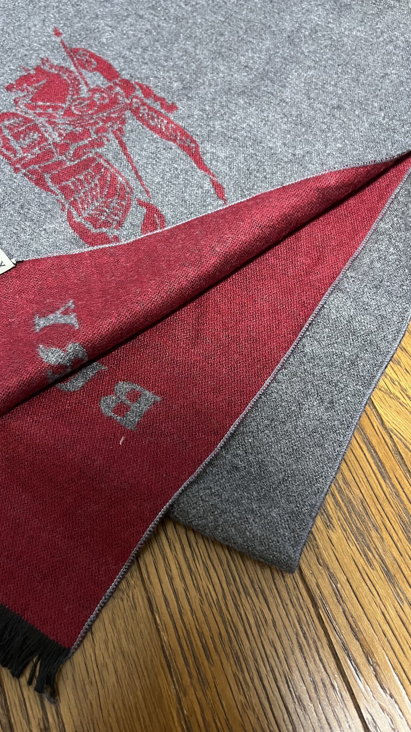 BURBERRY [Rare] BURBERRY Reversible Scarf Length: 176cm Width: 31cm 100% Cashmere Rare Color Reversible Scarf