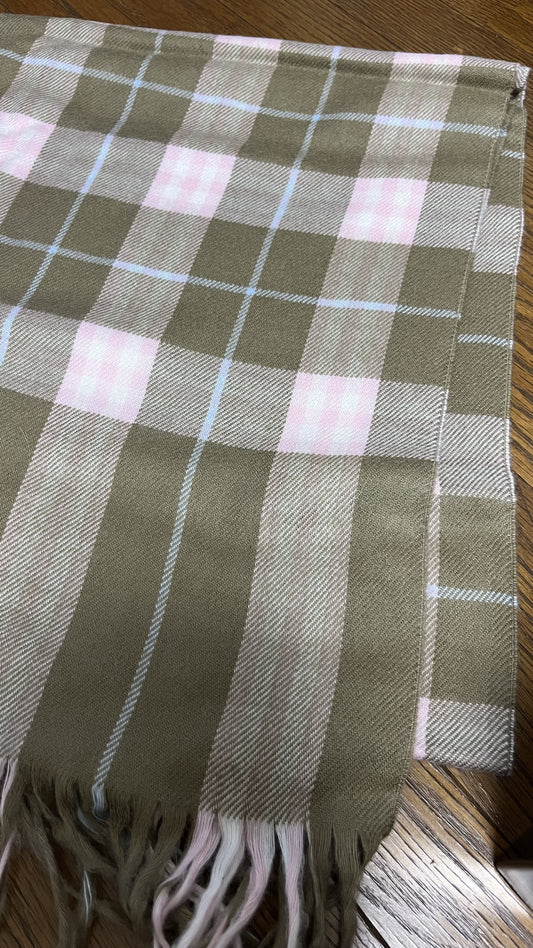 BURBERRY [Rare] BURBERRY Scarf Length: 182cm Width: 35cm Pink Scarf