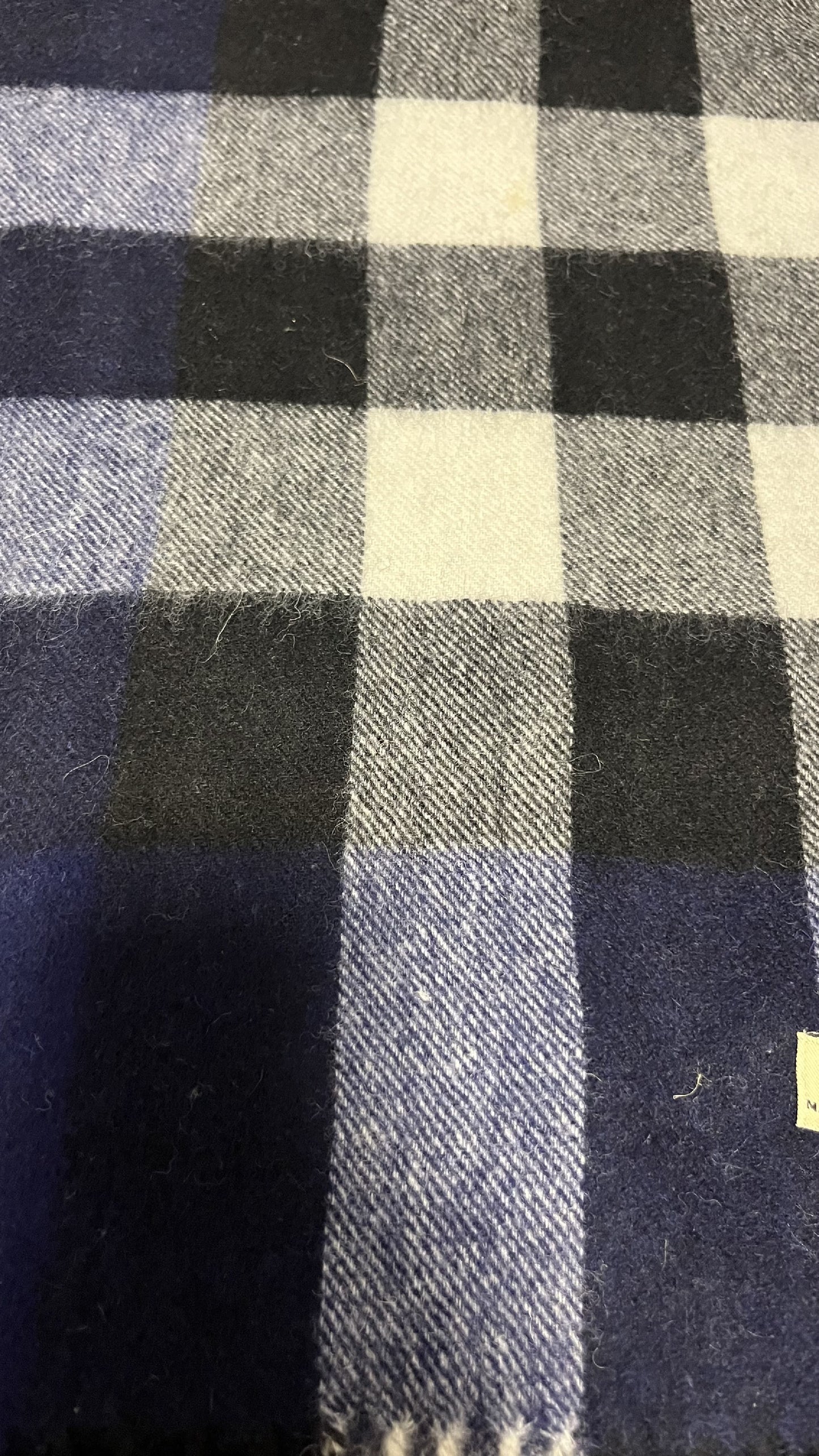 BURBERRY [Rare] BURBERRY Scarf Length: 176cm Width: 32cm Rare Color Uneven Check Scarf
