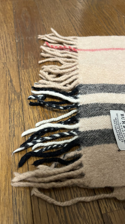 BURBERRY Nova Check Cashmere Scarf Length: 156cm Width: 27cm Cashmere 50% Nova Check Scarf