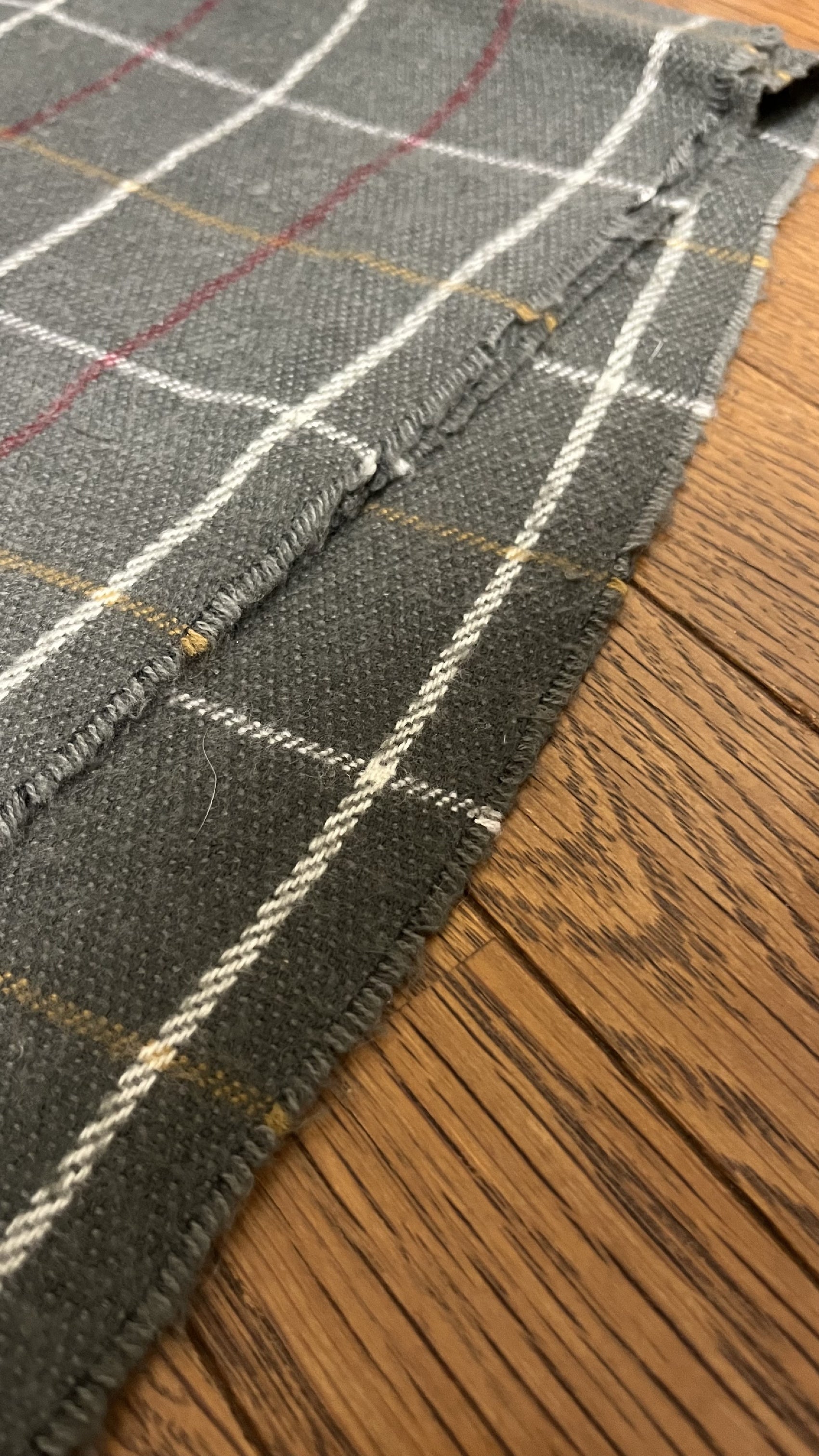 BURBERRY [Rare] BURBERRY Scarf Length: 146cm Width: 30cm 100% Wool Rare Color Gray Scarf