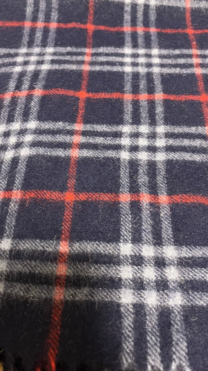 BURBERRY [Rare] Cashmere Scarf Length: 166cm Width: 34cm 100% Cashmere Rare Color Navy Scarf
