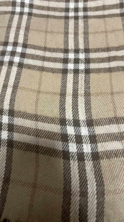BURBERRY Cashmere Nova Check Scarf Length: 152cm Width: 30cm 100% Cashmere Nova Check Scarf