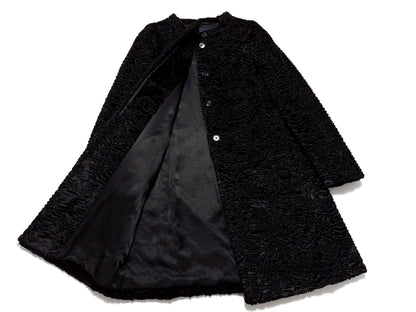MaxMara No-Collar Black Coat Size 40