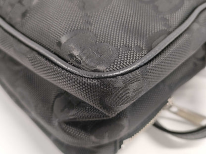 GUCCI Off the Grit 2-Way Black Shoulder Bag