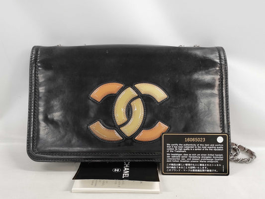 CHANEL CHANEL Chain Shoulder Bag Black Shoulder Bag