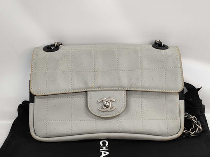 CHANEL CHANEL Chain Shoulder Bag Gray Shoulder Bag