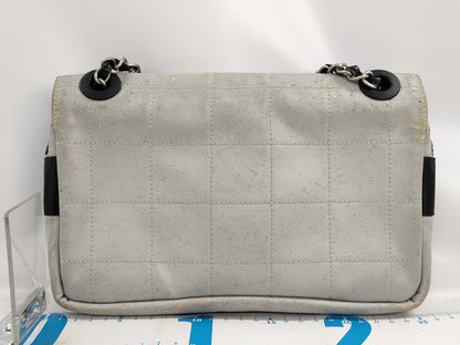 CHANEL CHANEL Chain Shoulder Bag Gray Shoulder Bag