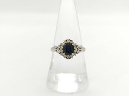 S1.10ct D0.20ct PT900 4.5g Ring 