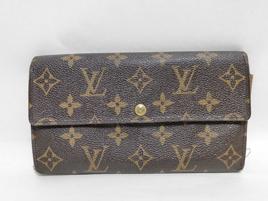 LOUIS VUITTON Monogram Louis Vuitton Monogram Portefeuille Sarah M61374/CA1914 Wallet
