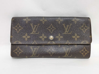 LOUIS VUITTON Monogram Louis Vuitton Monogram Portefeuille Sarah M61374/874AN Wallet