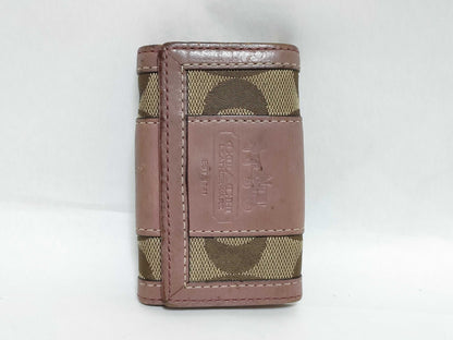 COACH Signature Key Case 