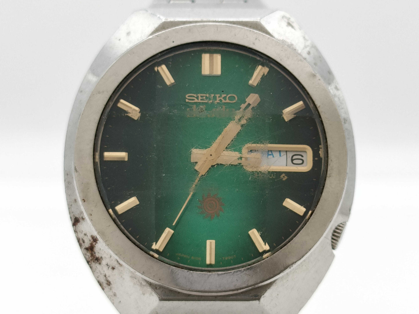 SEIKO 6106-7710 392640 Automatic Green Dial Men's Watch