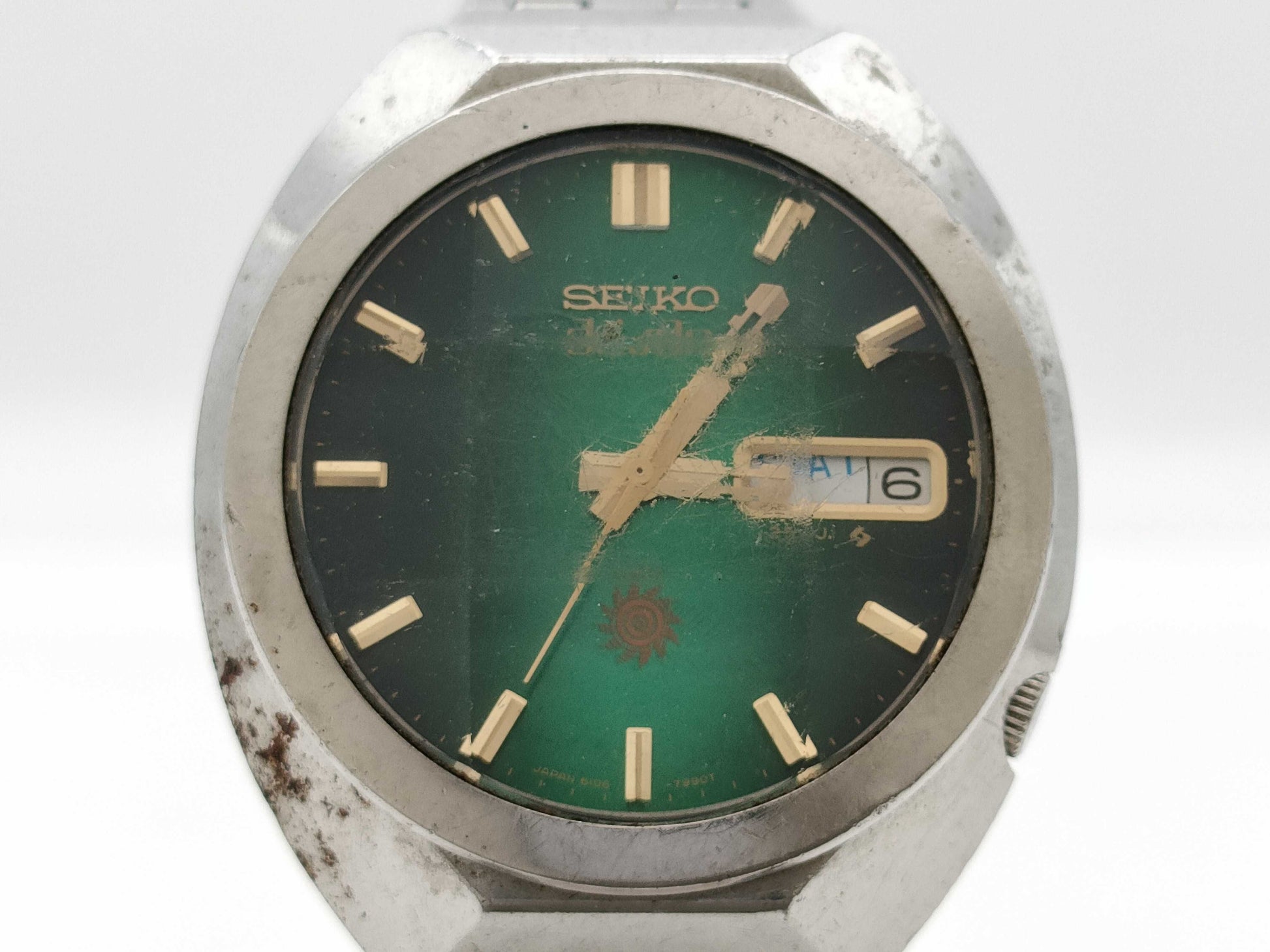 SEIKO 6106-7710 392640 Automatic Green Dial Men's Watch