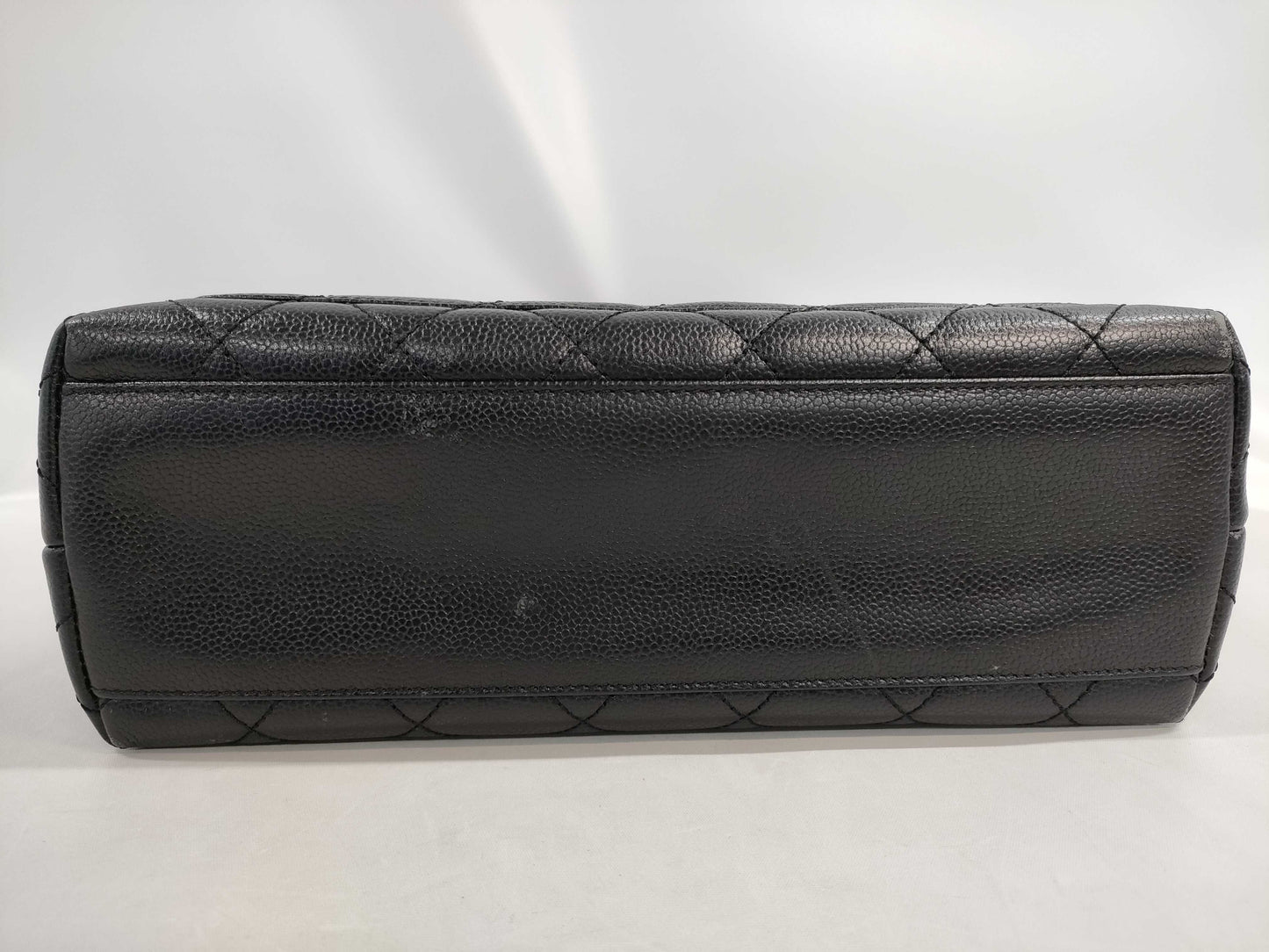 CHANEL Coco Mark Matelasse Caviar Skin Coco Handle Gala Handbag