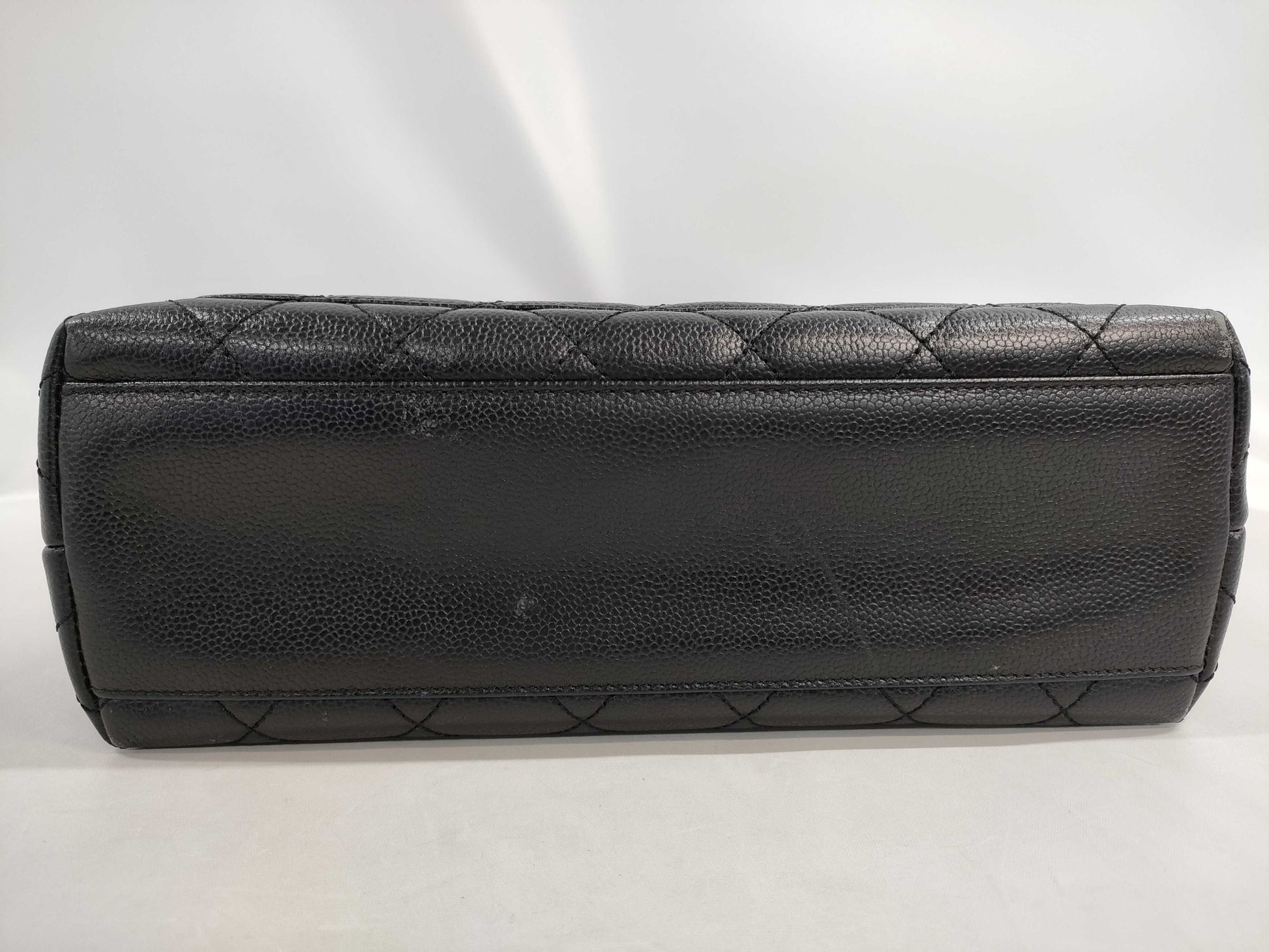 CHANEL Coco Mark Matelasse Caviar Skin Coco Handle Gala Handbag