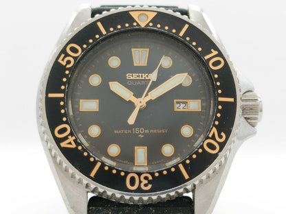 SEIKO 2625-0010 006797 Quartz Black Dial Immovable Current Men's Watch